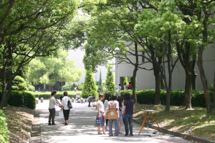 正門からの風景（平成23年6月）